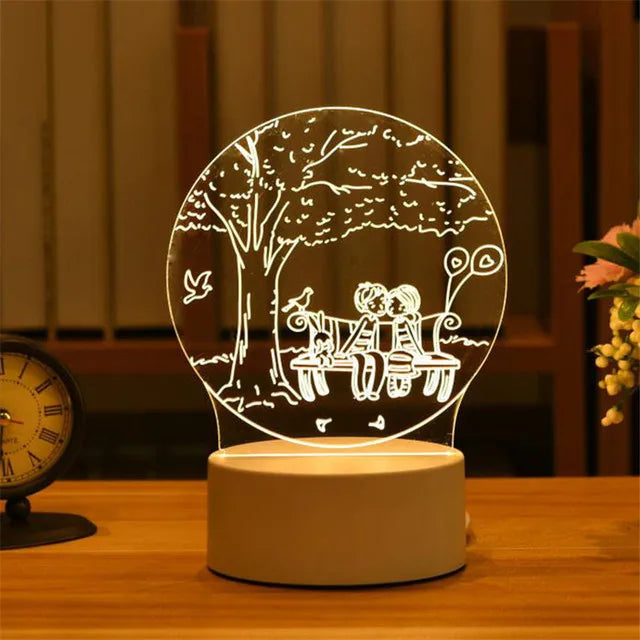 LED 3D Lamp