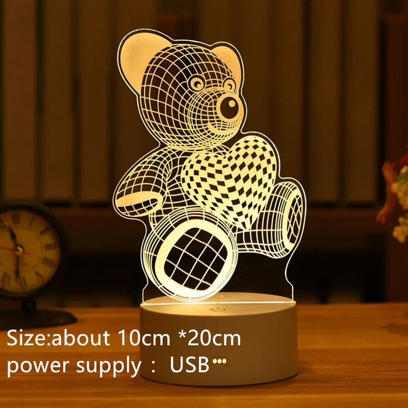 LED 3D Lamp