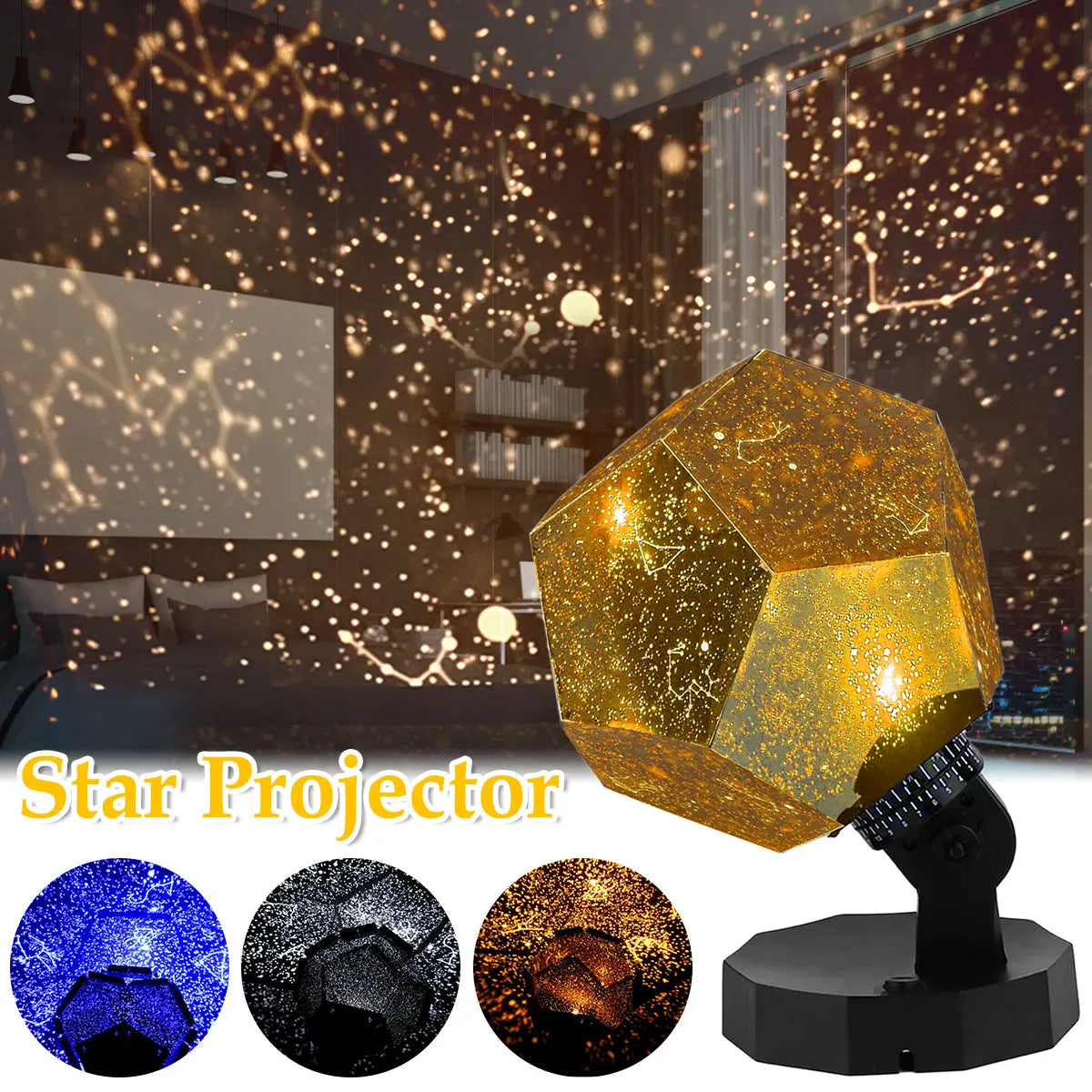 Star Projector Galaxy Lamp