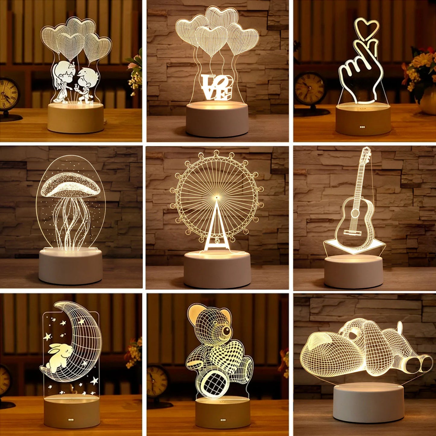 LED 3D Lamp